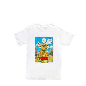 White One Punch Man Graphic T-Shirt